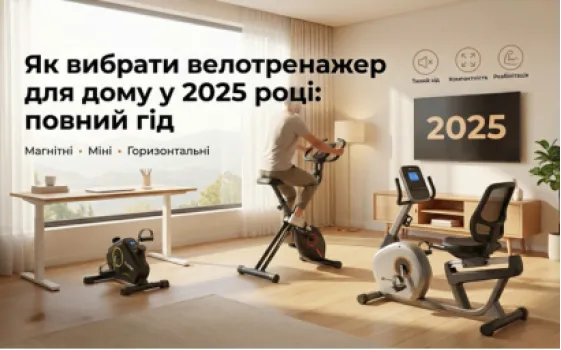 Як вибрати велотренажер для дому у 2025 році: повний гід
