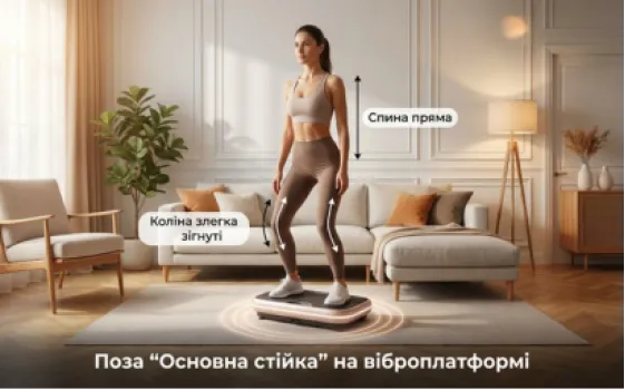 Поза Основна стійка на віброплатформі