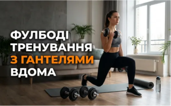 Фулбоди тренировки с гантелями на дому