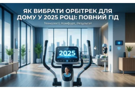 Блог про Як вибрати орбітрек (еліптичний тренажер) для дому у 2025 році