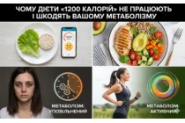 Чому дієти «1200 калорій» не працюють і шкодять вашому метаболізму