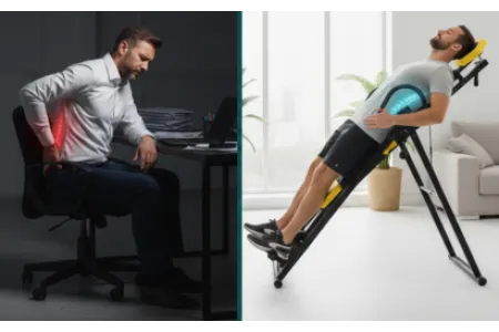 Блог про Чому болить спина після робочого дня і як 15 хвилин на інверсійному столі вирішать проблему?