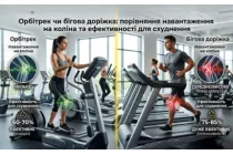 Орбітрек чи бігова доріжка: порівняння навантаження на коліна та ефективності для схуднення