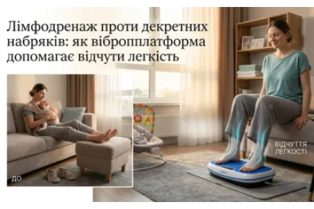 Блог о Лимфодренаж против декретных отеков: как виброплатформа помогает вернуть легкость