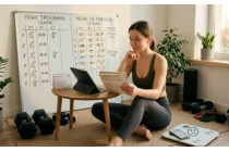 Сушка тела для женщин: меню на неделю и план тренировок дома