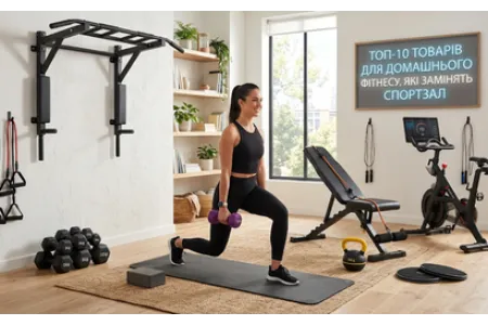 Блог о ТОП-10 товаров для домашнего фитнеса, которые заменят спортзал