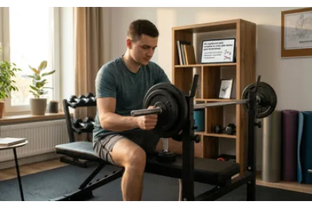 Блог о Как подобрать вес штанги и скамью для жима для новичка