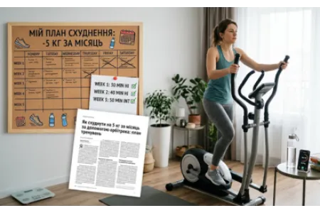 Блог о Как похудеть на 5 кг за месяц с помощью орбитрека: план тренировок