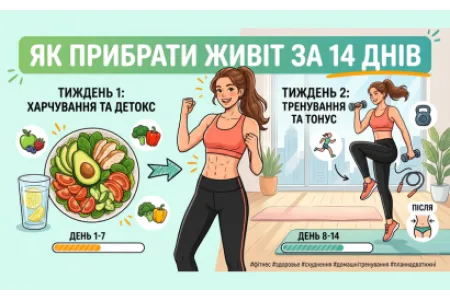 Блог про Як прибрати живіт за 14 днів