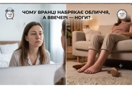 Блог о Почему утром отекает лицо, а вечером — ноги? 