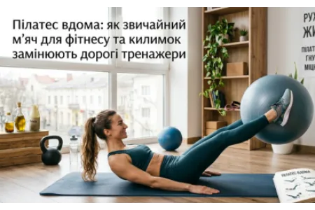 Блог о Пилатес дома: как обычный мяч для фитнеса и коврик заменяют дорогие тренажеры