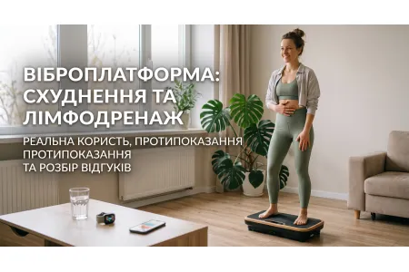 Віброплатформа для схуднення та лімфодренажу: реальна користь, протипоказання та розбір відгуків