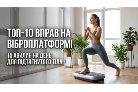 Топ-10 вправ на віброплатформі: покрокова програма для підтягнутого тіла за 15 хвилин на день