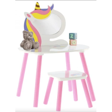 Детский туалетный столик Chomik LILY с зеркалом + стул