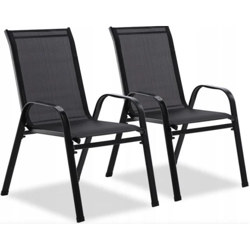 Комплект садовых стульев Chomik GARDEN LINE CORTINA черный