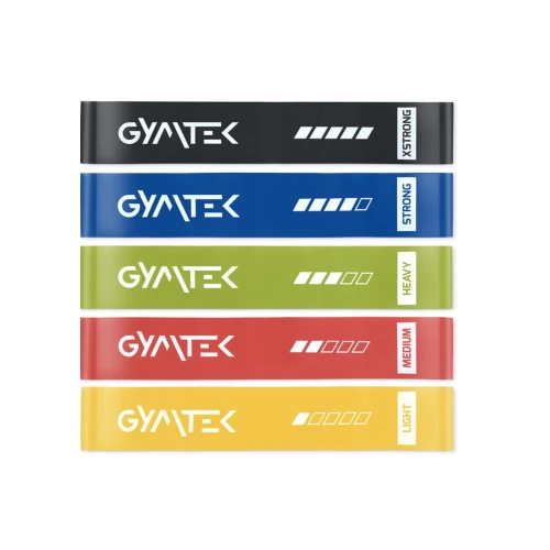 Набор резинок для фитнеса Gymtek 0,5-30 кг 5 штук
