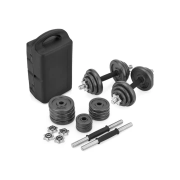 Набор гантели в кейсе Gymtek чугунные 2х10кг