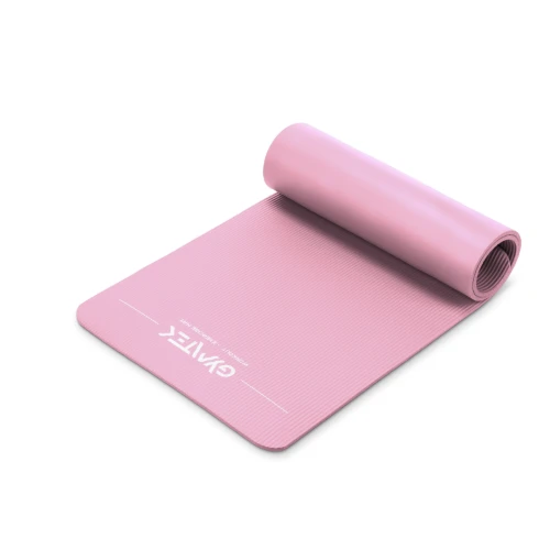 Коврик (мат) для йоги и фитнеса Gymtek NBR 1,5см розовый