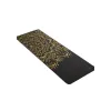 Йога-мат Queenfit Mandala TPE 5 мм чорний з золотим
