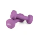 Гантели для фитнеса неопреновые Queenfit 2х1кг фиолетовый
