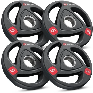 Набор дисков олимпийских Hop-Sport 4 х 5кг Набор дисков олимпийских Hop-Sport 4 х 5кг