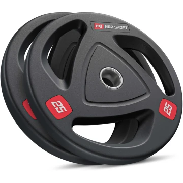Набор дисков олимпийских Hop-Sport 2 х 25кг Набор дисков олимпийских Hop-Sport 2 х 25кг