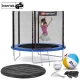 Image 2 for Батут Hop-Sport 8ft (244см) синий с внешней сеткой
