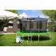 Image 14 for Батут Hop-Sport 14ft (427см) зеленый с внутренней сеткой