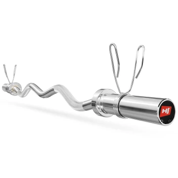 Гриф олимпийский W-образный Hop-Sport 120см (50мм) 2021 Гриф олимпийский W-образный Hop-Sport 120см (50мм) 2021