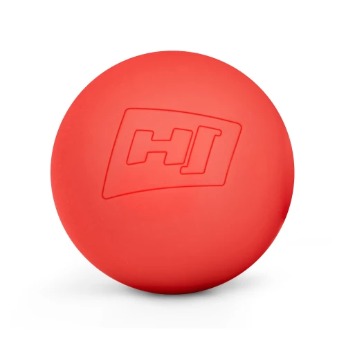 Силиконовый массажный мяч 63 мм Hop-Sport HS-S063MB красный