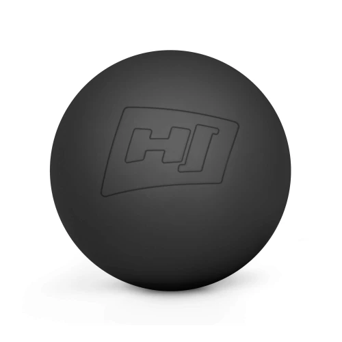 Силиконовый массажный мяч 63 мм Hop-Sport HS-S063MB черный