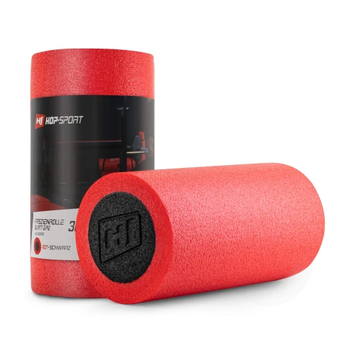 Масажний ролик (валик, роллер) EPE 30см Hop-Sport HS-E030YG червоний