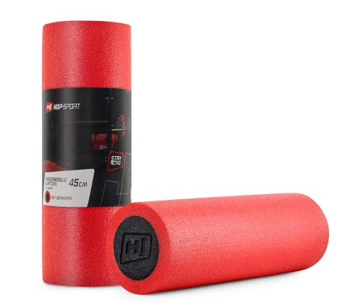 Масажний ролик (валик, роллер) Hop-Sport EPE 45см червоний