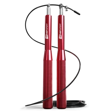 Скакалка Hop-Sport Crossfit с алюминиевыми ручками HS-A020JR красная