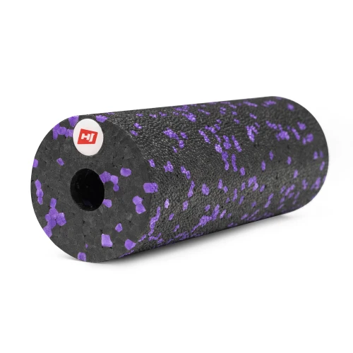 Мини массажный ролик (валик, роллер) Hop-Sport EPP 15см HS-P015YG черно-фиолетовый
