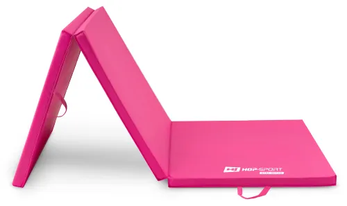 Мат гімнастичний Hop-Sport HS-064FM 4см м'який рожевий
