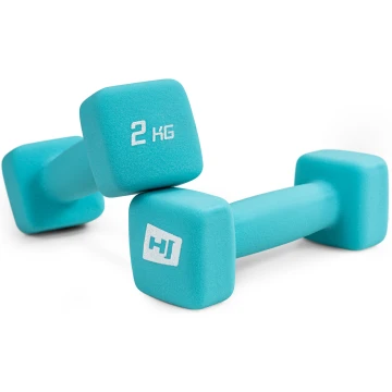 Гантели для фитнеса неопреновые квадратные Hop-Sport HS-V020DS 2х2кг