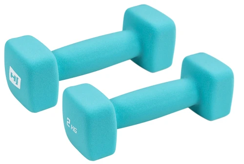 Набір гантелей квадратного неопрену 2х2кг