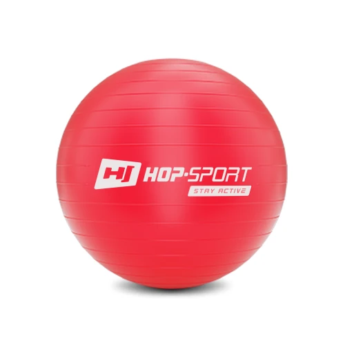 Фітбол Hop-Sport 45см червоний + насос 2020