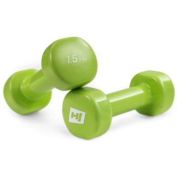 Гантели для фитнеса виниловые круглые Hop-Sport HS-V015DC 2х1,5кг