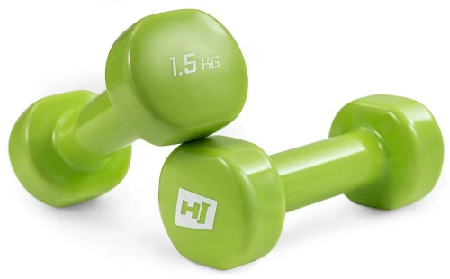 Гантели для фитнеса виниловые круглые Hop-Sport HS-V015DC 2х1,5кг