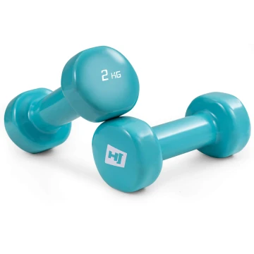 Гантели для фитнеса виниловые круглые Hop-Sport HS-V020DC 2х2кг
