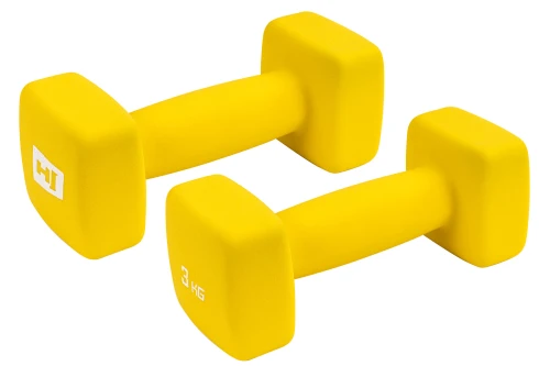 Набор гантелей неопреновых квадратныхHS-V030DS 2х3кг