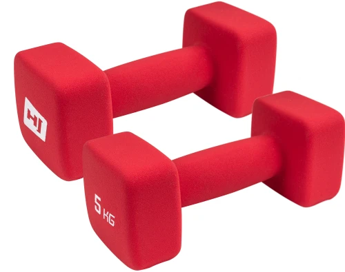 Набор гантелей неопреновых квадратныхHS-V050DS 2х5кг