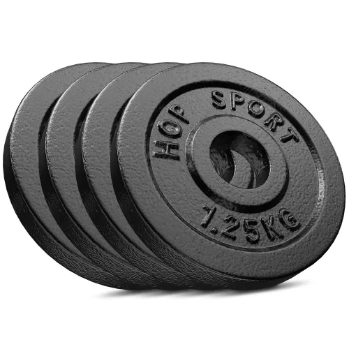 Сет из металлических дисков Hop-Sport Strong 4x1,25кг