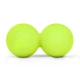 Силиконовый массажный двойной мяч 63 мм Hop-Sport HS-S063DMB салатовый