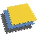 Image 7 for Мат-пазл Hop-Sport EVA 1см HS-A010PM - 9 частин сірий/синій/жовтий