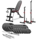 Image 1 for Набір STRONG 99кг з лавкою HS-1030 і стійками 1005L
