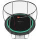 Image 2 for Батут Hop-Sport Premium 10ft (305см) черно-зеленый с внутренней сеткой
