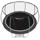 Image 2 for Батут Hop-Sport Premium 14ft (427см) чорно-сірий з внутрішньою сіткою